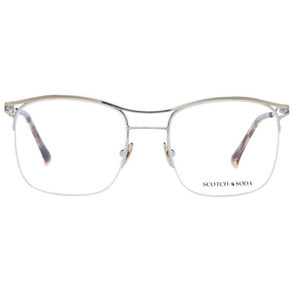 Scotch &amp; Soda Silver Optical Eyeglasses Frames for Men