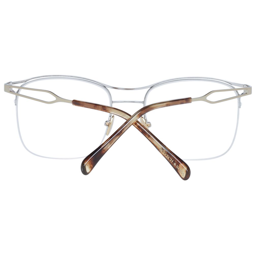 Scotch &amp; Soda Silver Optical Eyeglasses Frames for Men