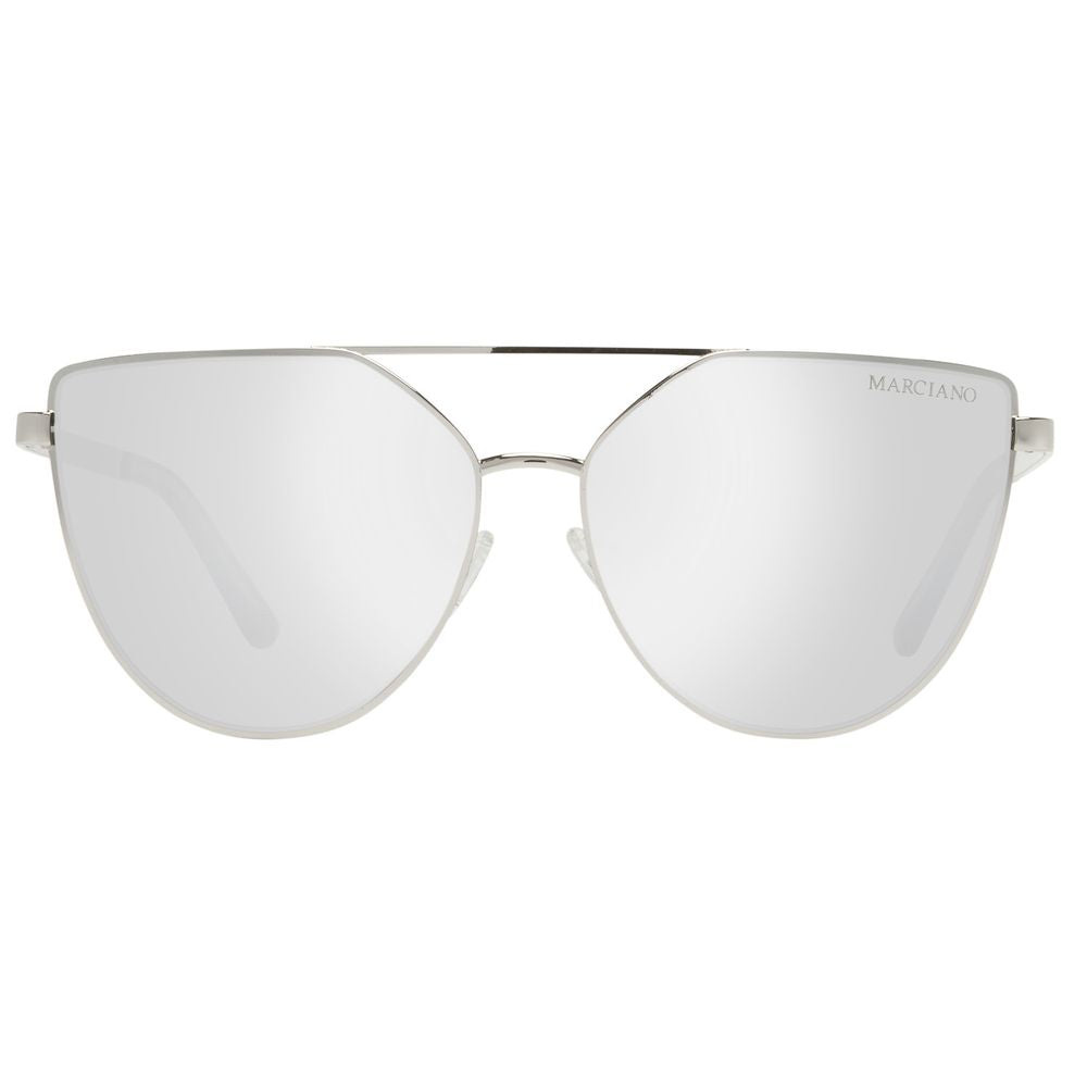 Marciano by Guess Silberne Frauen-Sonnenbrille