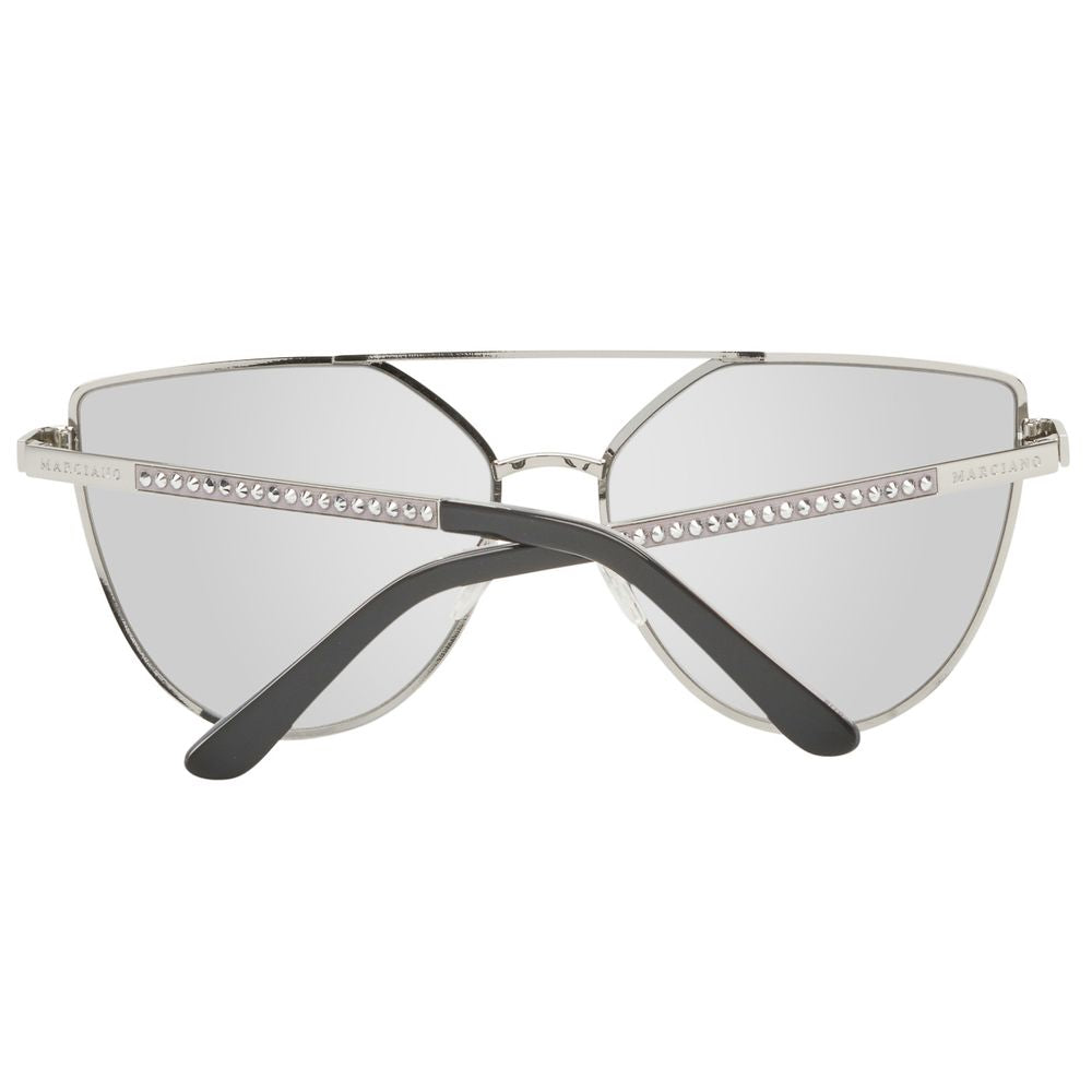 Marciano by Guess Silberne Frauen-Sonnenbrille