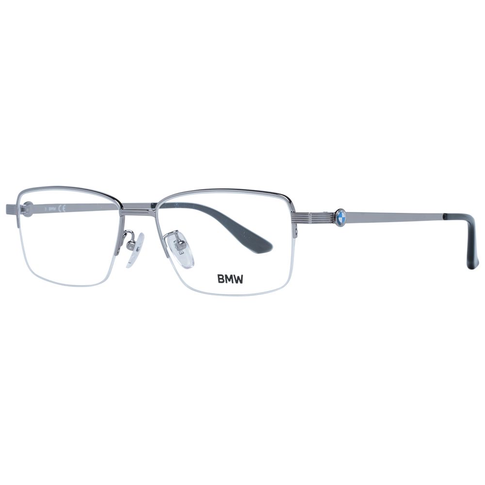 BMW Silver Optical Eyeglasses Frames for Men