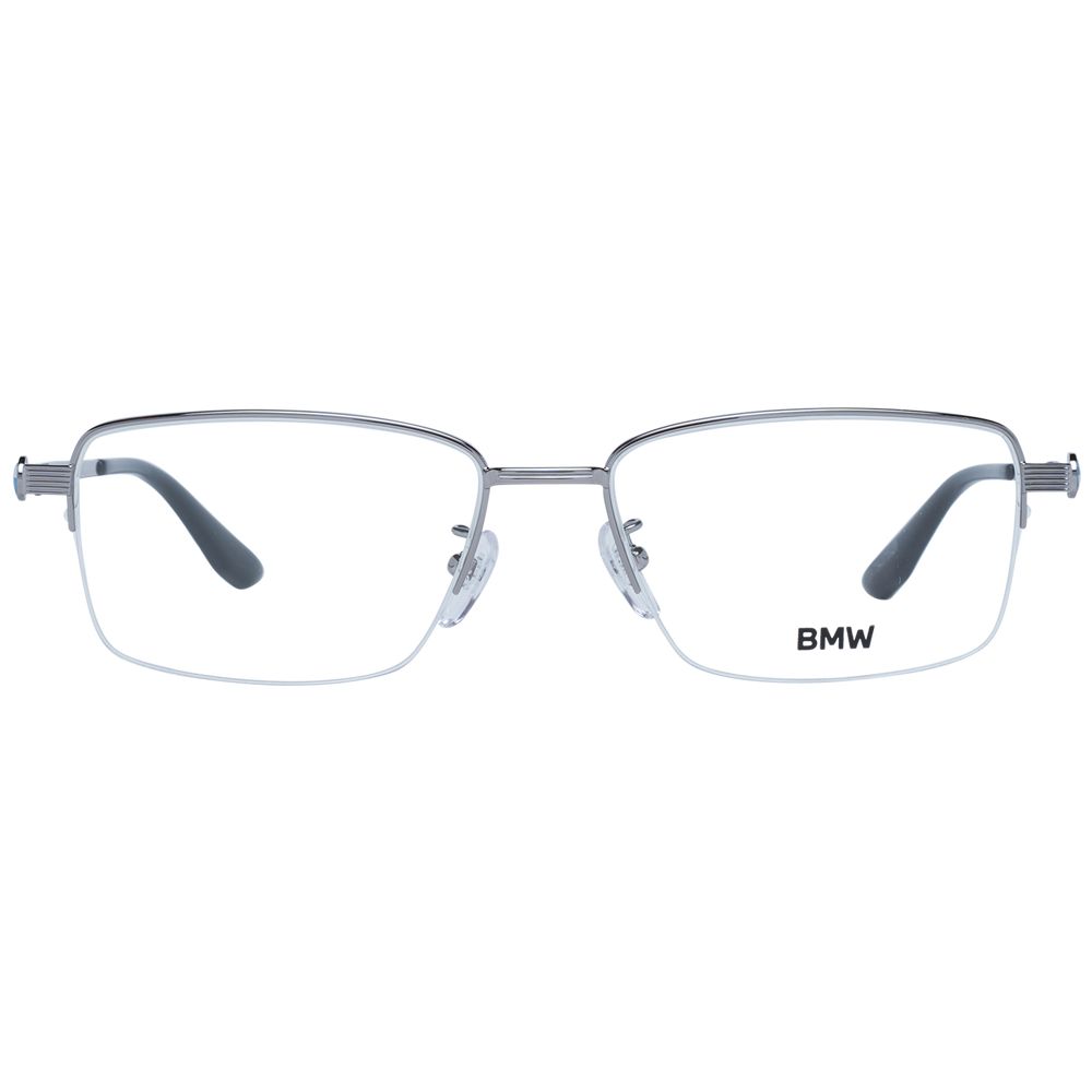 BMW Silver Optical Eyeglasses Frames for Men