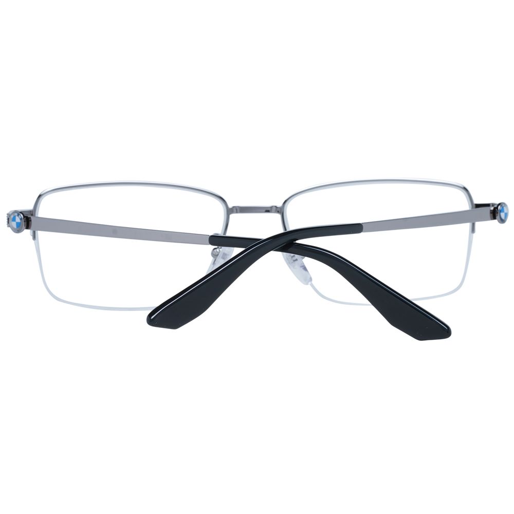 BMW Silver Optical Eyeglasses Frames for Men