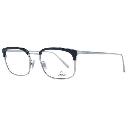 Omega Silver Optical Eyeglasses Frames for Men