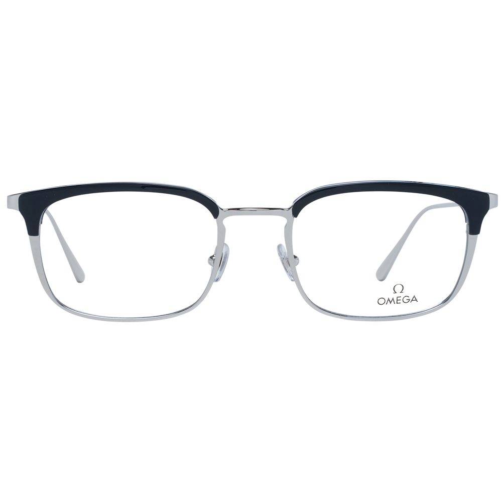 Omega Silver Optical Eyeglasses Frames for Men