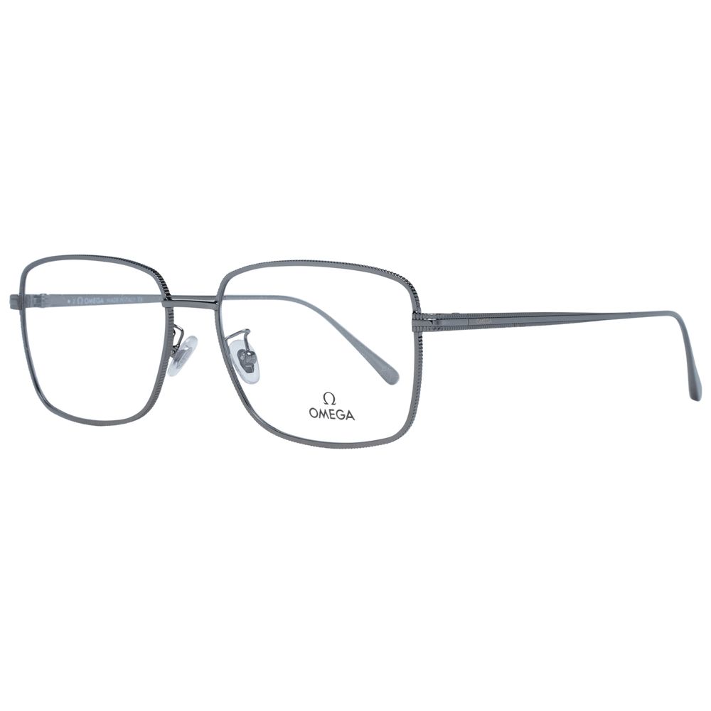 Omega Gray Men Optical Eyeglasses Frames