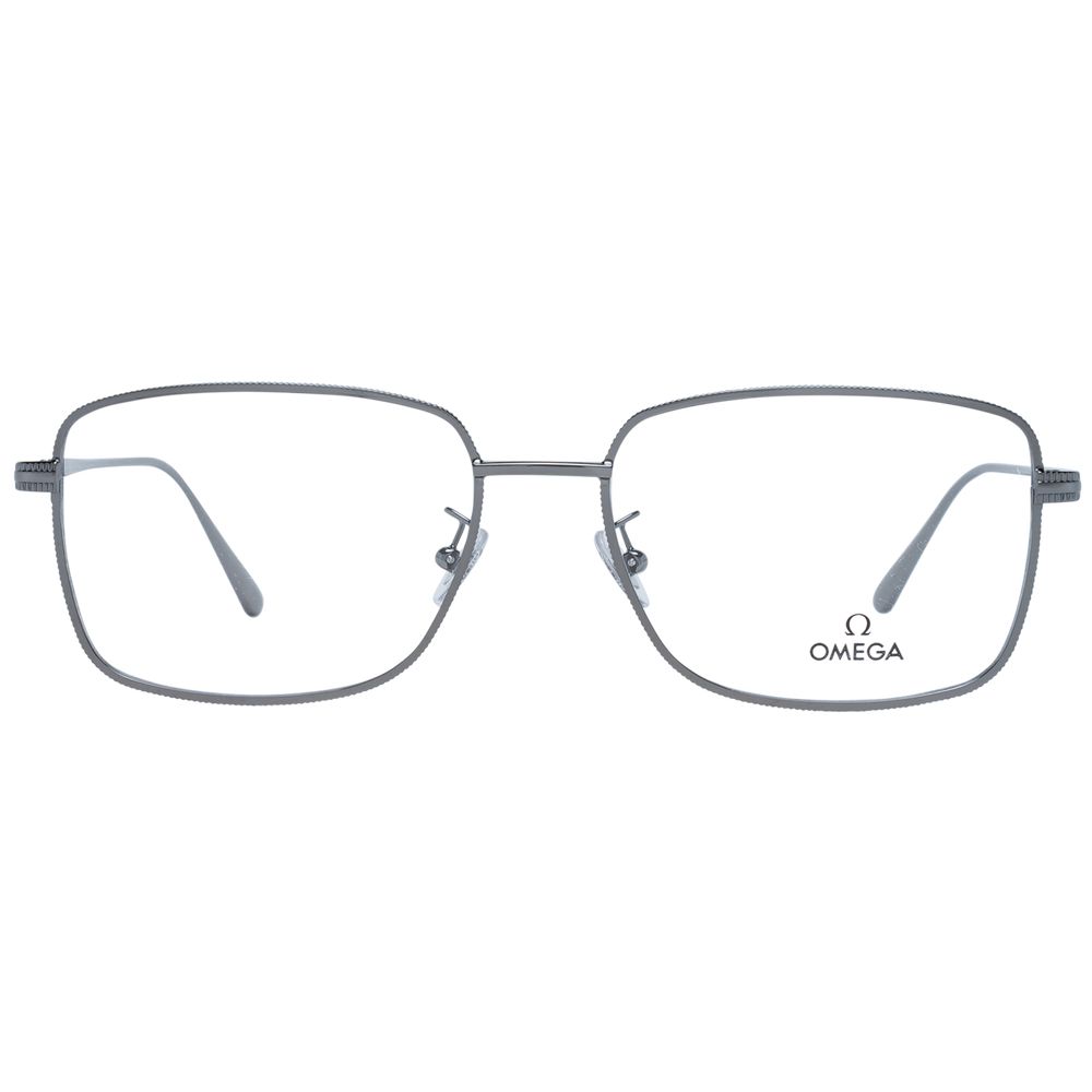 Omega Gray Men Optical Eyeglasses Frames