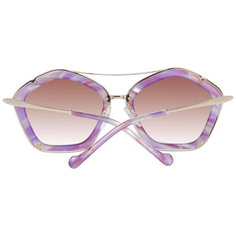 Ana Hickmann Lila Frauen Sonnenbrille