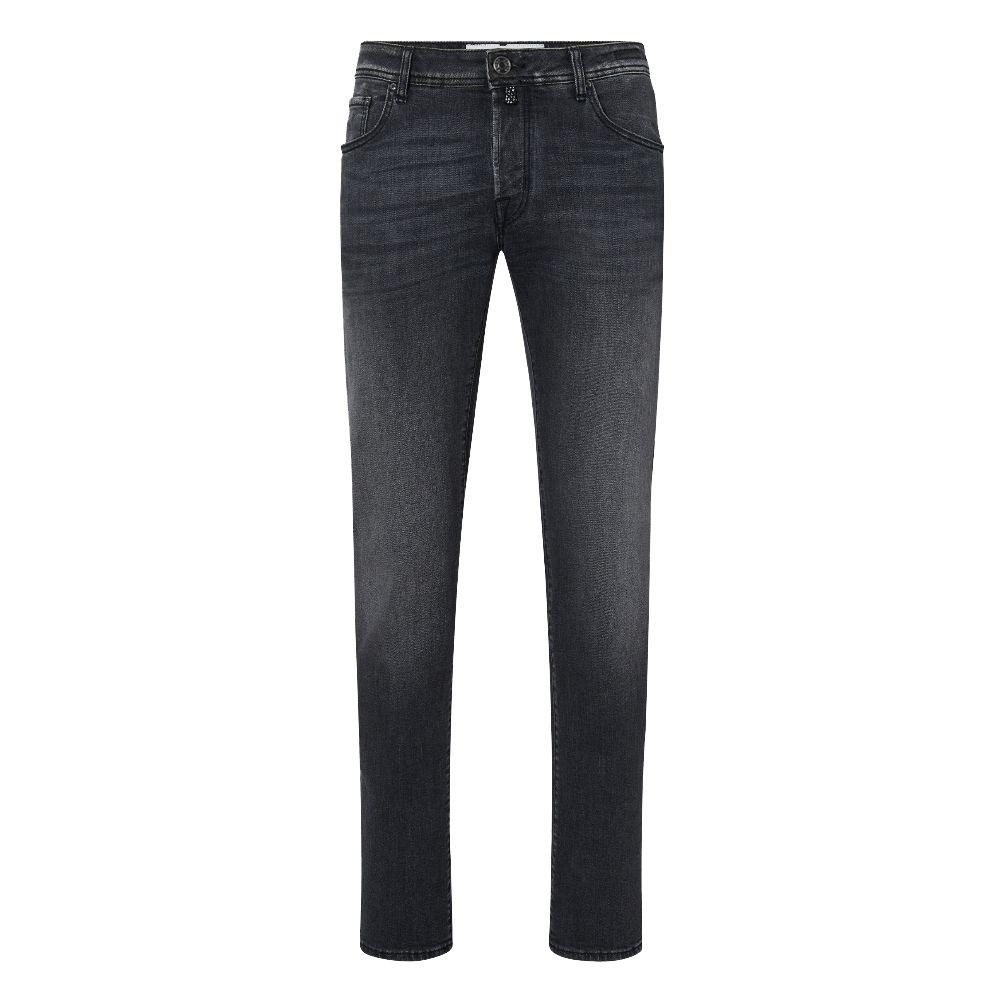 Jacob Cohen Schlanke Slim Fit Schwarz Stretch Jeans