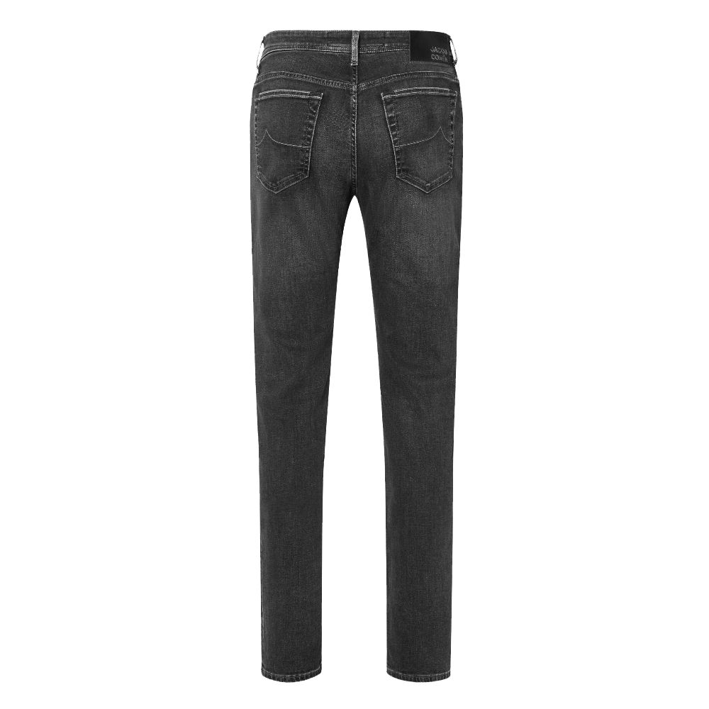 Jacob Cohen Schlanke Slim Fit Schwarz Stretch Jeans