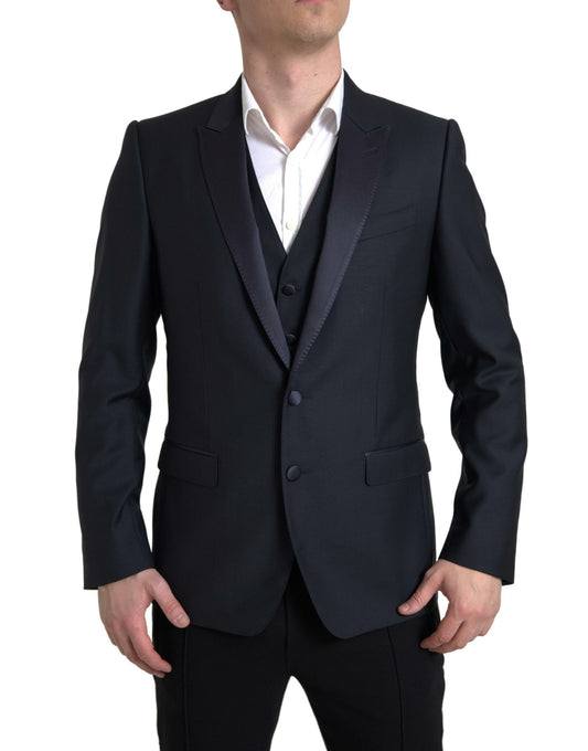 Dolce &amp; Gabbana Elegant Two-Piece Slim Fit Martini Suit