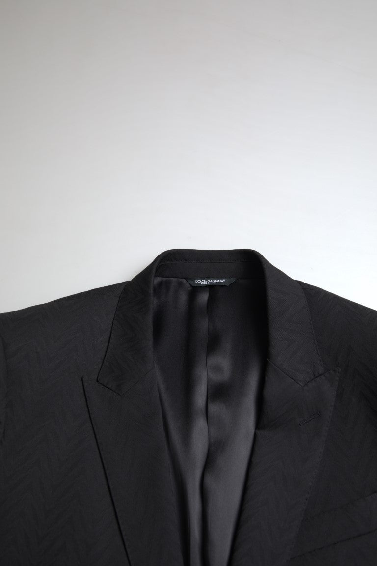 Dolce &amp; Gabbana Exclusive Martini Black Slim Fit Suit