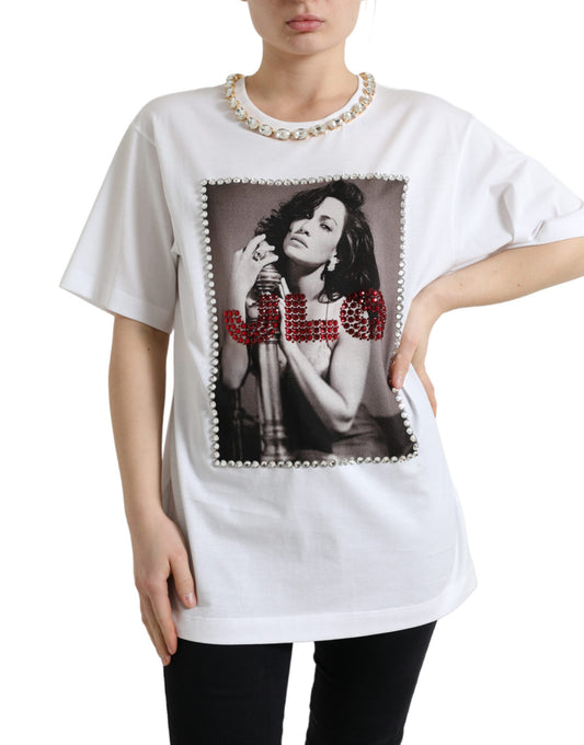 Dolce &amp; Gabbana J.Lo Portrait Crystal Tee - Limited Edition