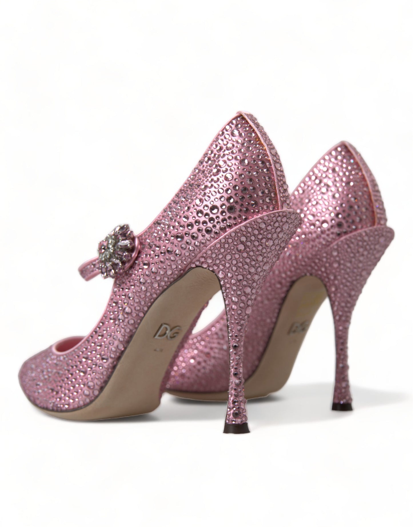 Dolce & Gabbana Bezaubernde rosa Kristall-Pumps