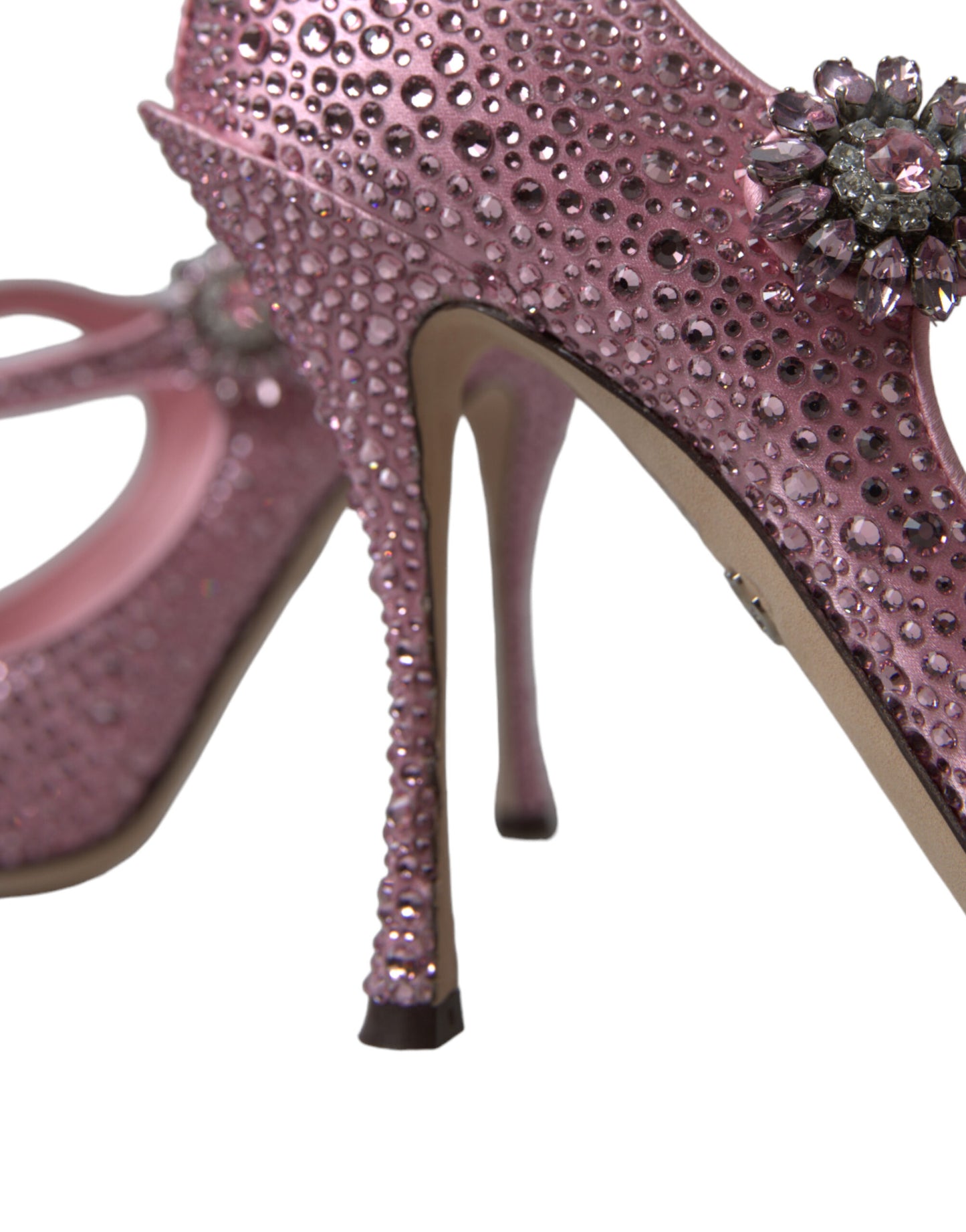 Dolce & Gabbana Bezaubernde rosa Kristall-Pumps