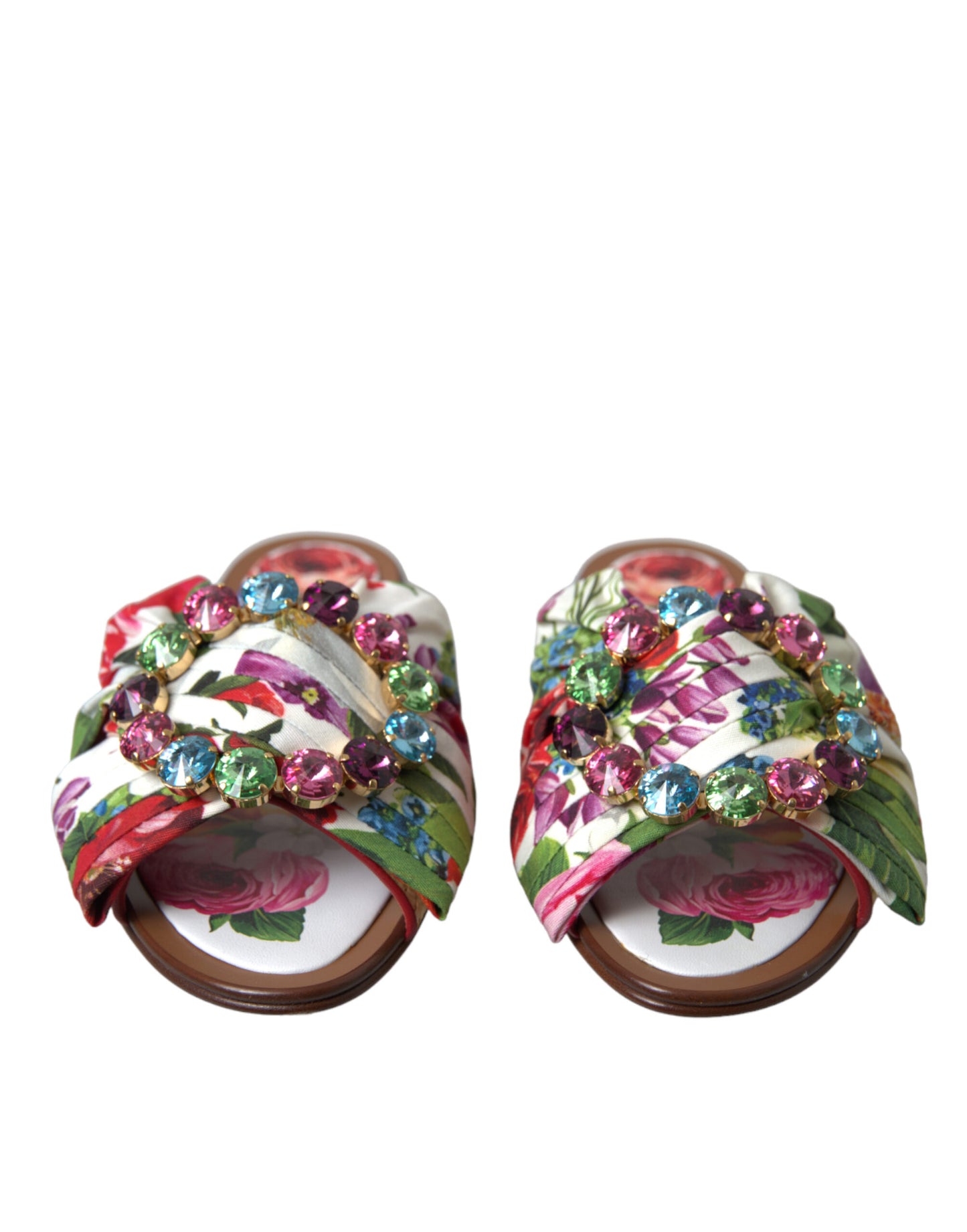 Dolce &amp; Gabbana Exquisite flat sandals with floral print