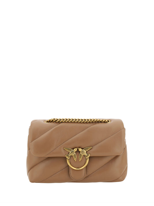 PINKO Elegant shoulder bag made of quilted calf leather