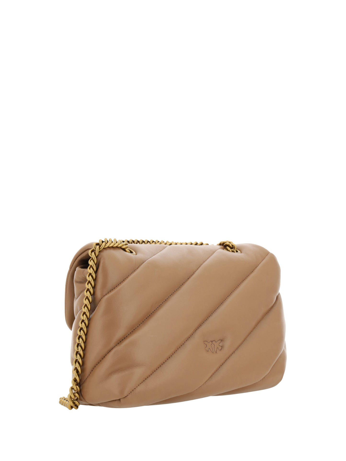 PINKO Elegant shoulder bag made of quilted calf leather