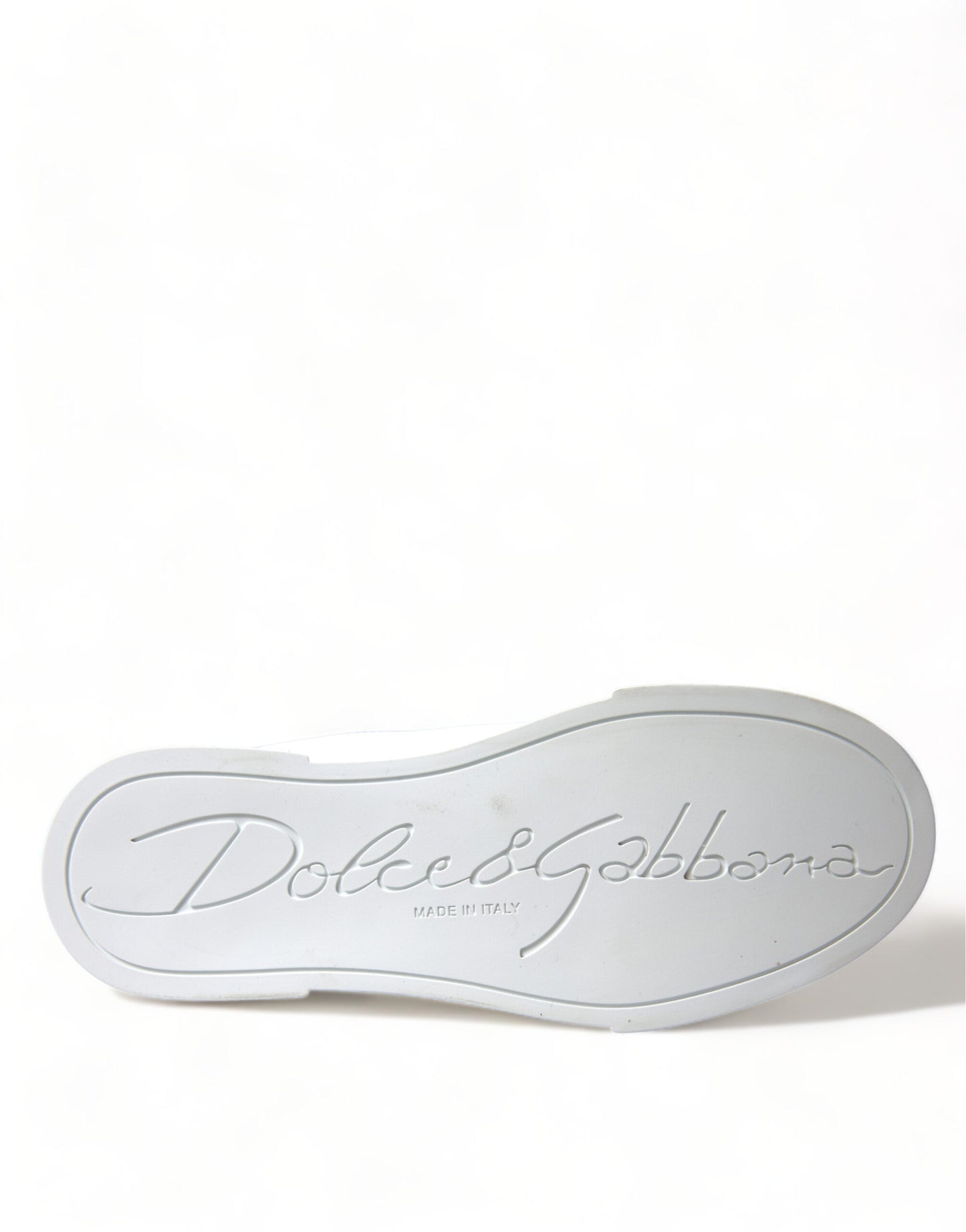 Dolce &amp; Gabbana Chic white Portofino leather sneakers