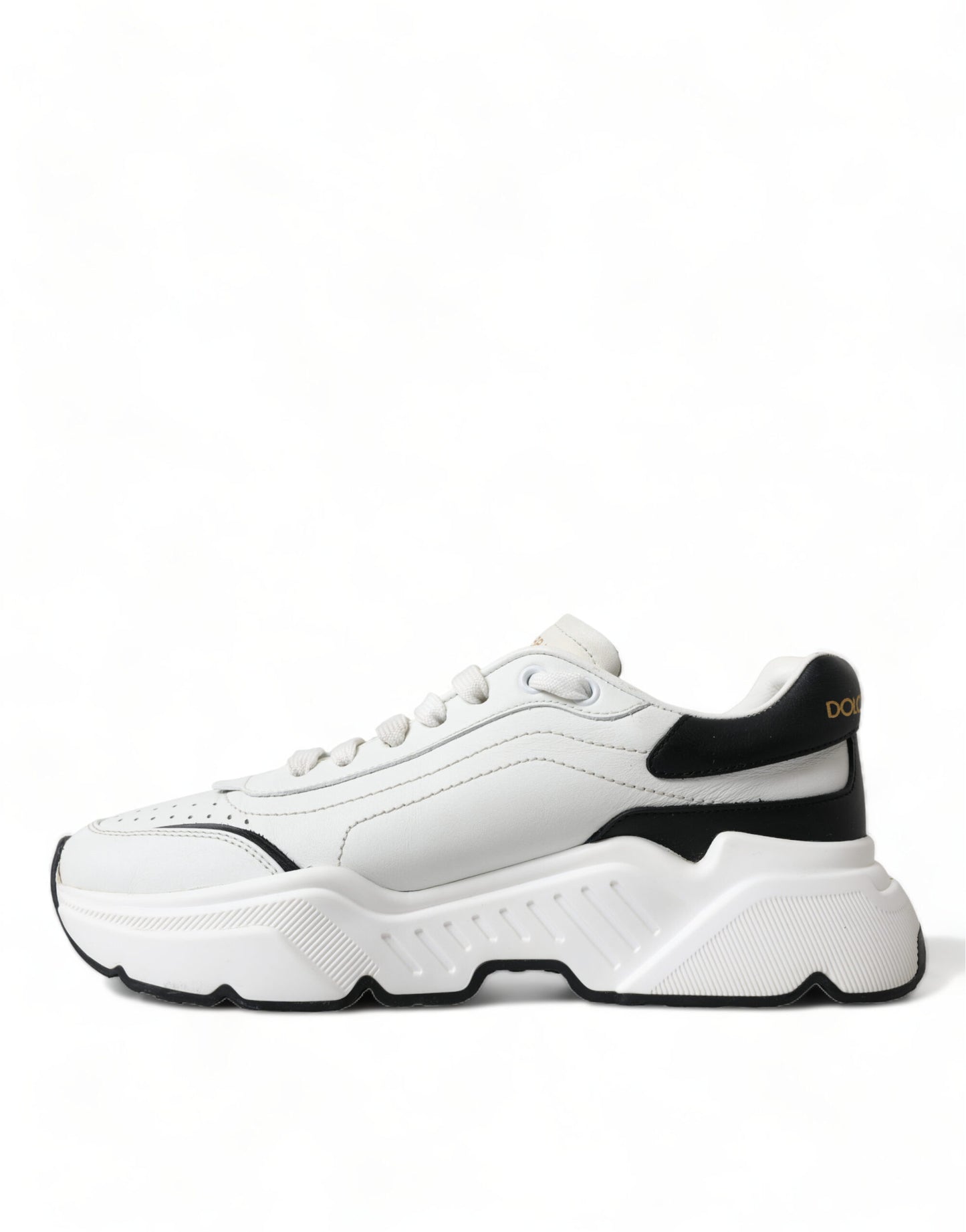 Dolce &amp; Gabbana Chic black and white Daymaster leather sneakers