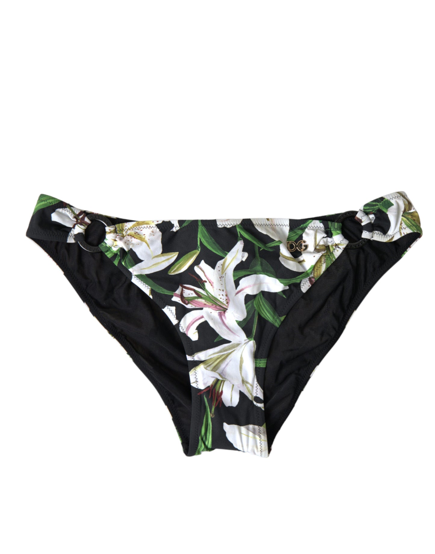 Dolce &amp; Gabbana Elegant Floral Print Bikini Bottoms - Swim in Style