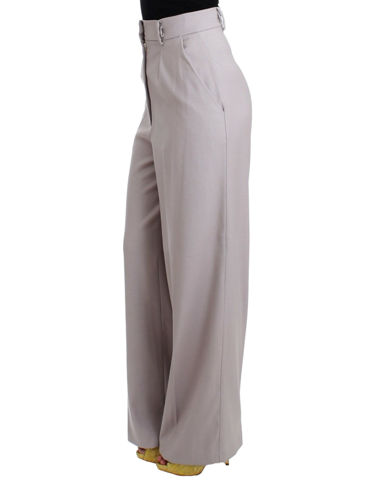 Cavalli Sophisticated grey high waist trousers