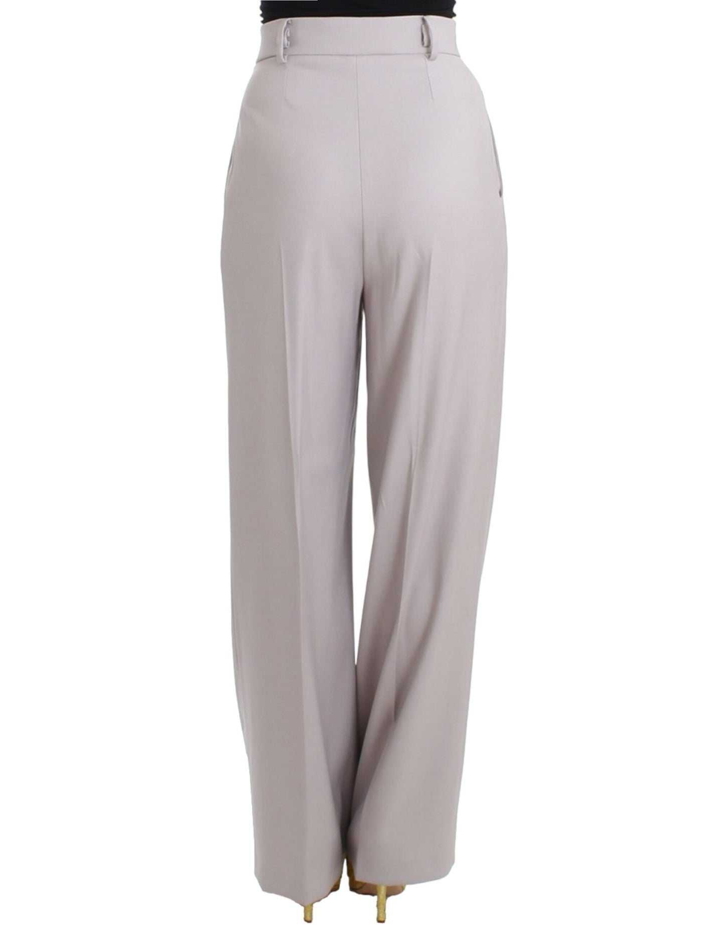 Cavalli Sophisticated grey high waist trousers