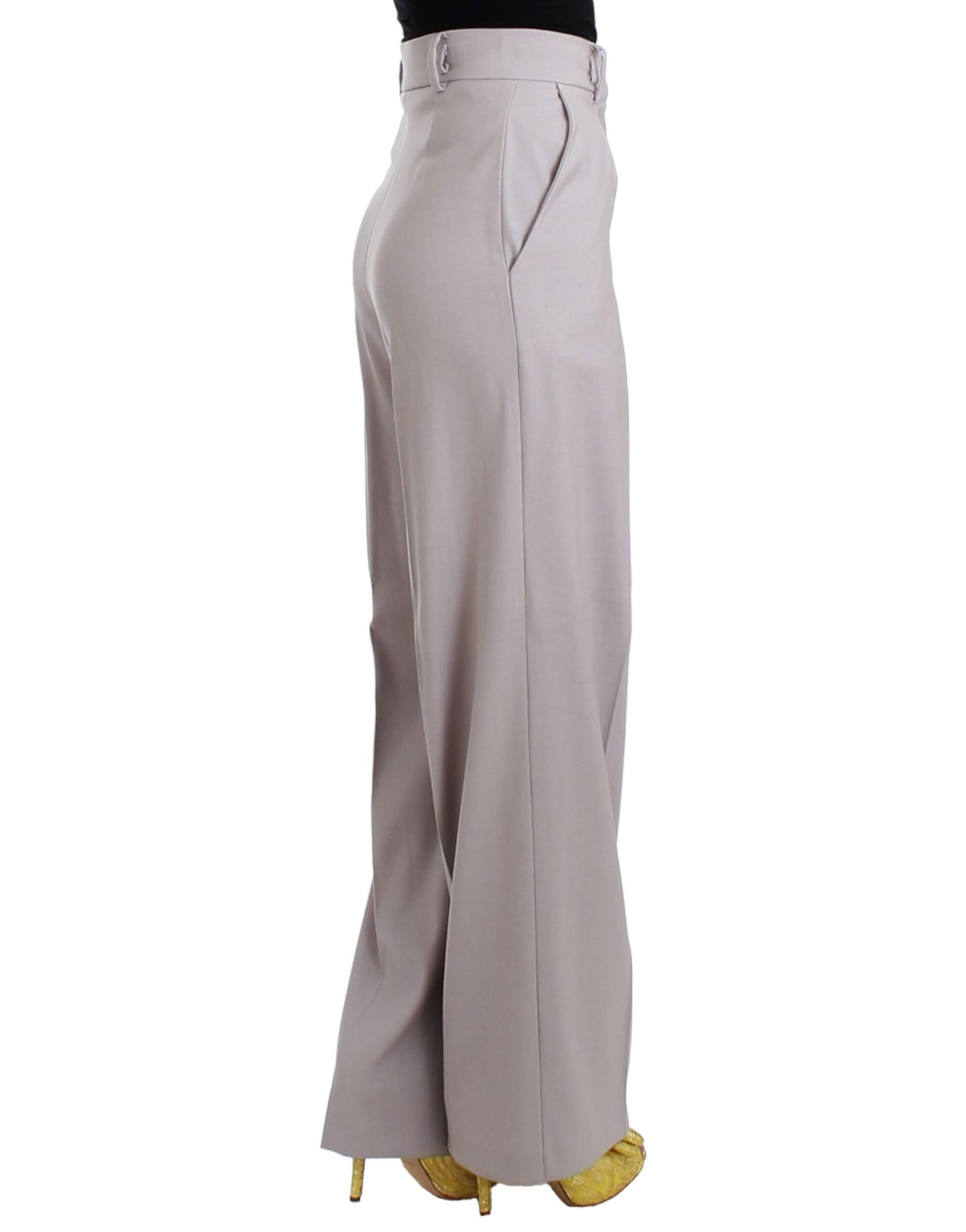 Cavalli Sophisticated grey high waist trousers