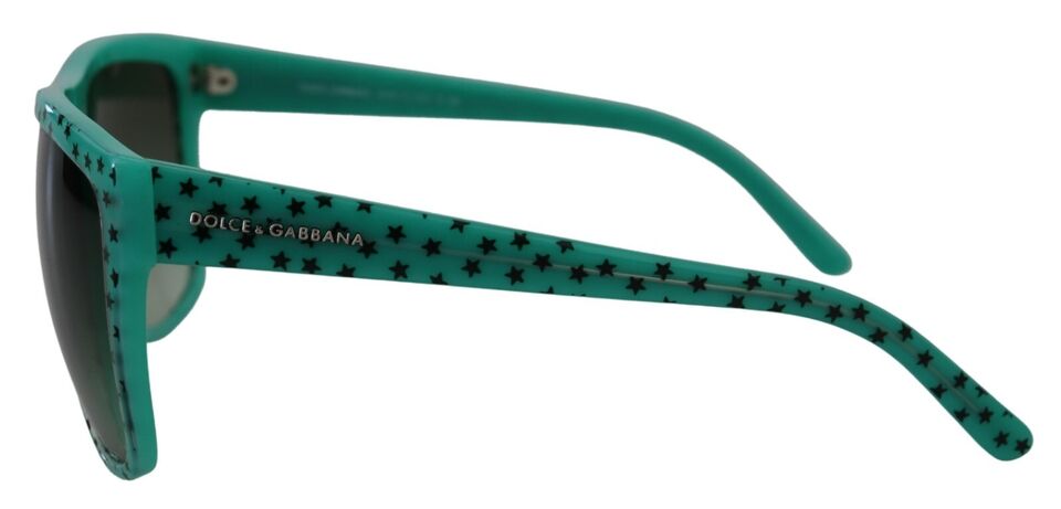 Dolce & Gabbana Schicke quadratische Sonnenbrille mit Stern-Muster