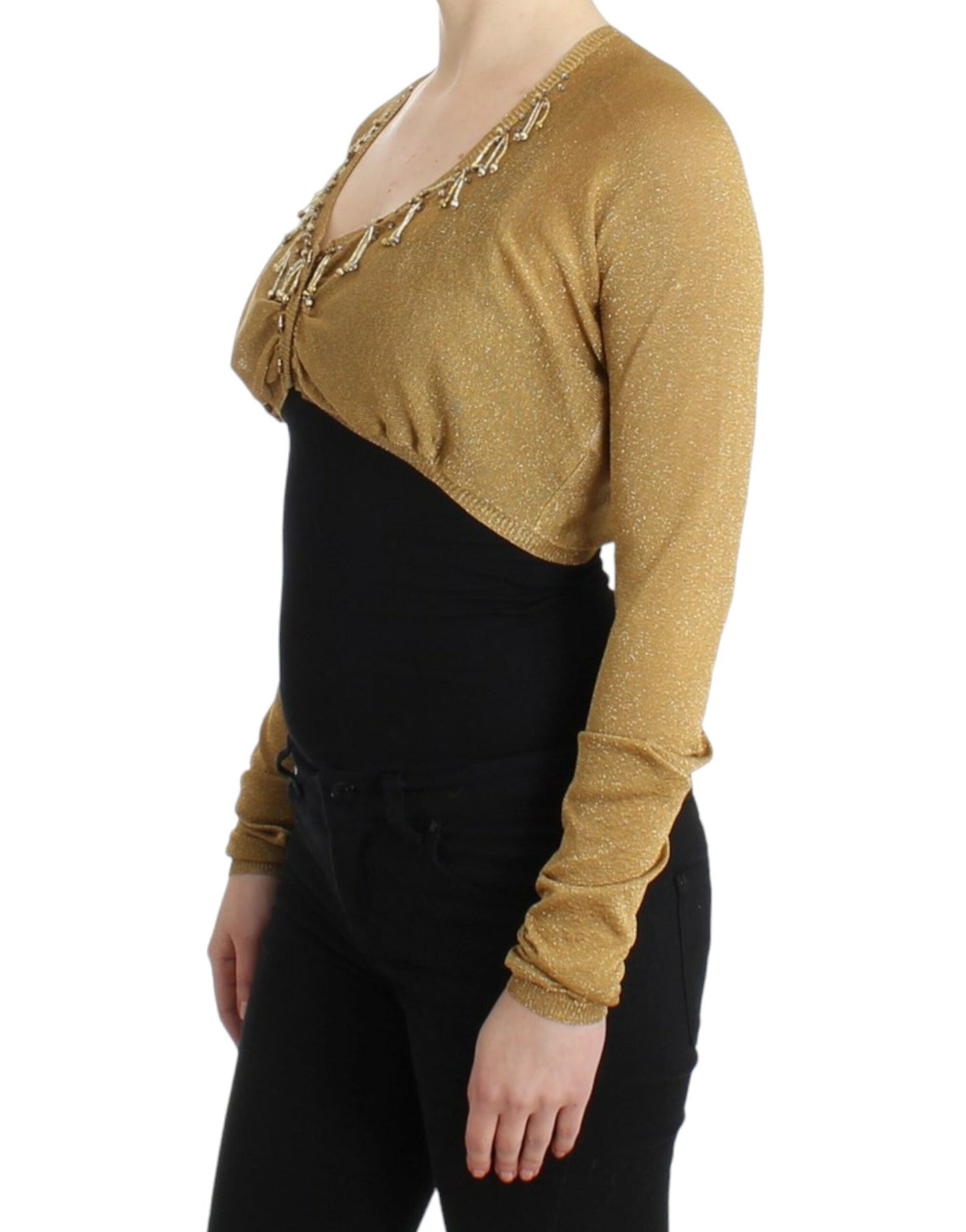 Cavalli Gold Shrug with Embellishments