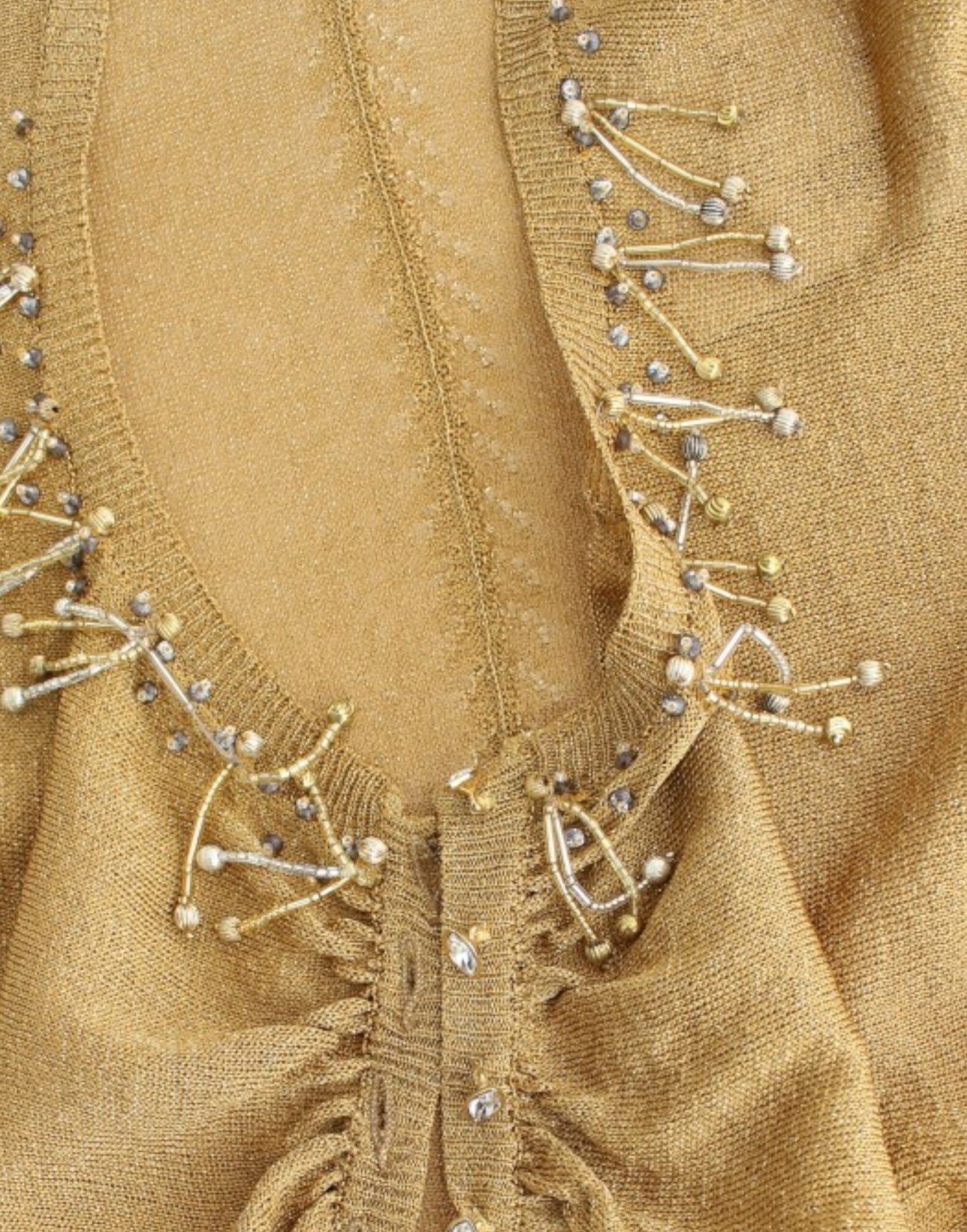 Cavalli Gold Shrug with Embellishments