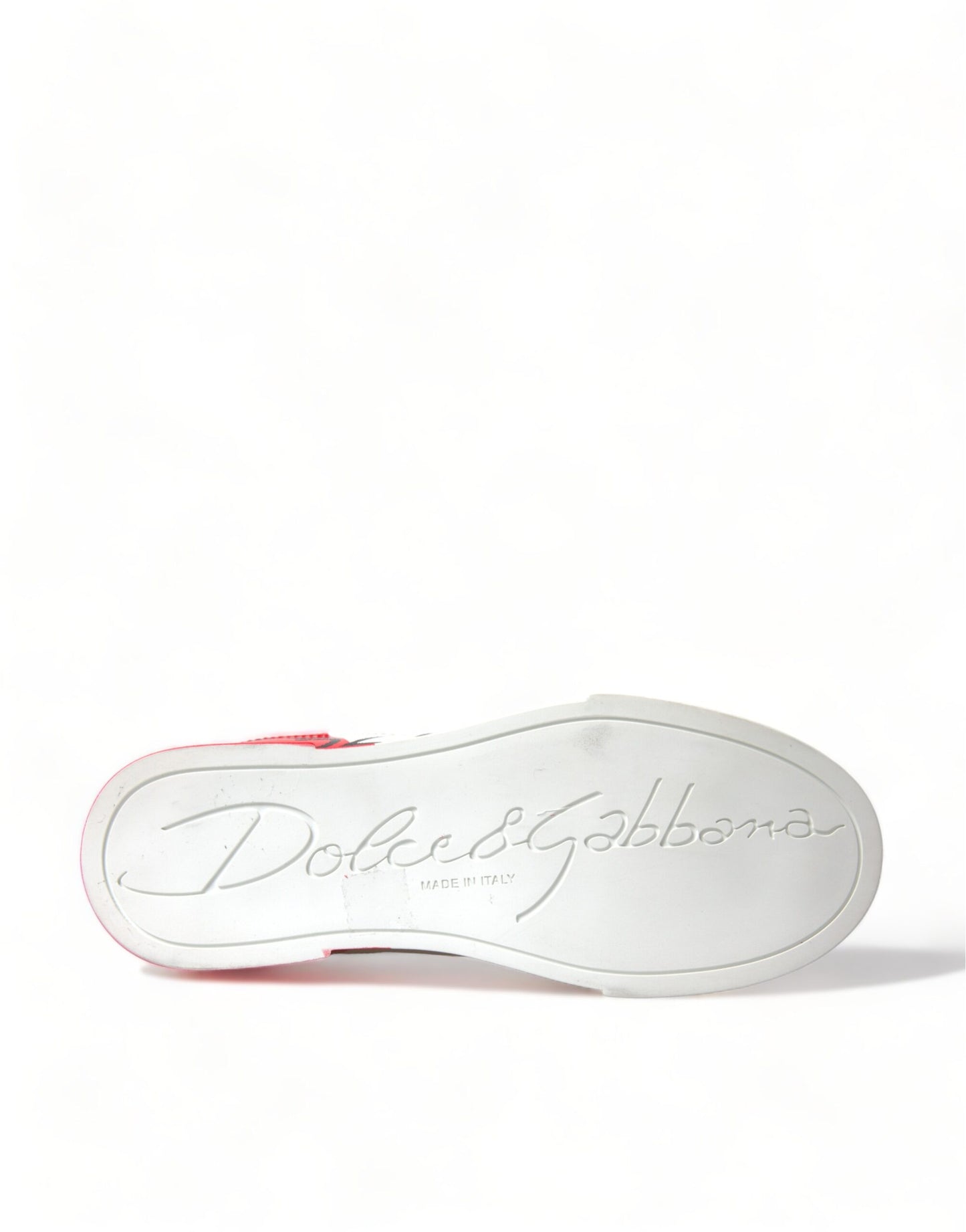 Dolce &amp; Gabbana Elegant Portofino Sneakers in White Leather