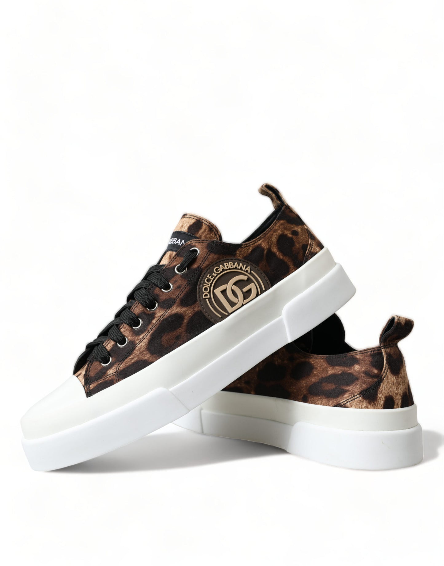 Dolce &amp; Gabbana Elegant casual sneakers with leopard print