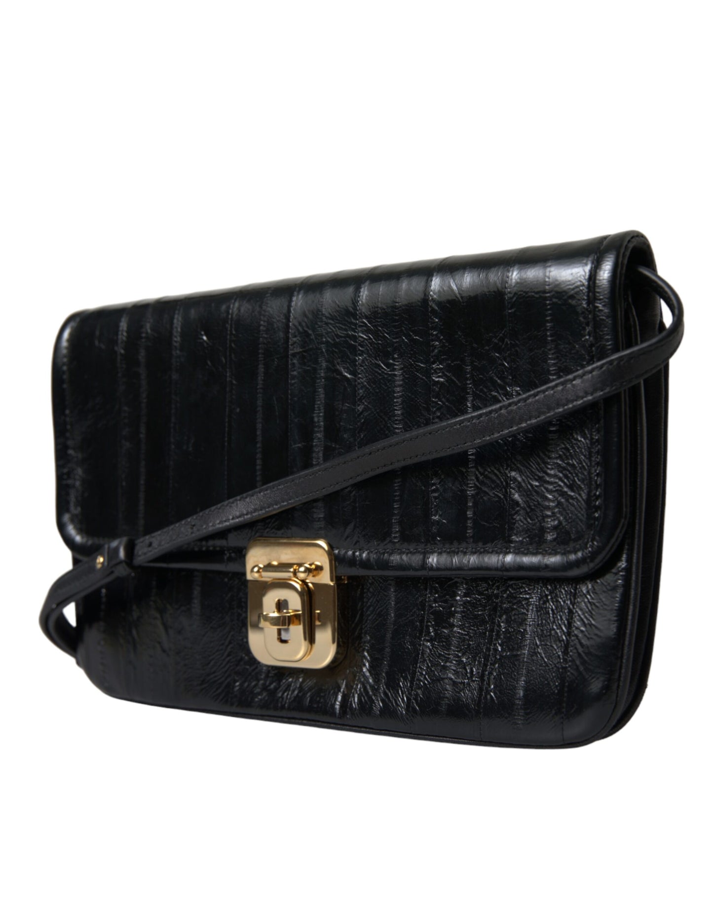 Dolce &amp; Gabbana Elegant shoulder bag made of eel leather