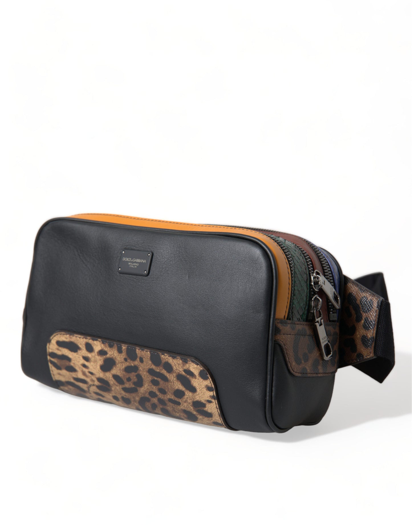 Dolce &amp; Gabbana Exotic Leopard Leather Belt Bag