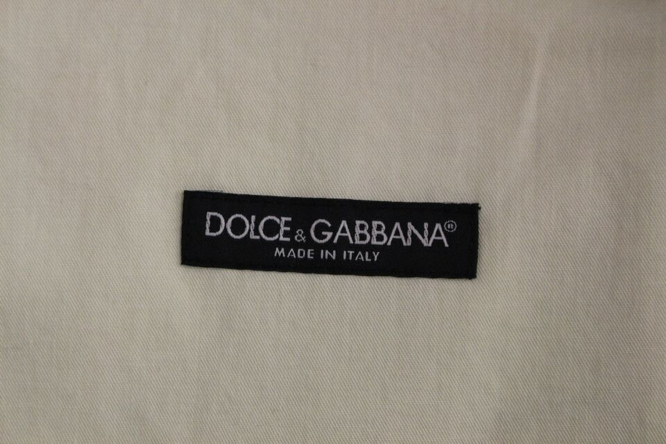 Dolce & Gabbana Elegantes Schwarzes Manchester Kleid Weste