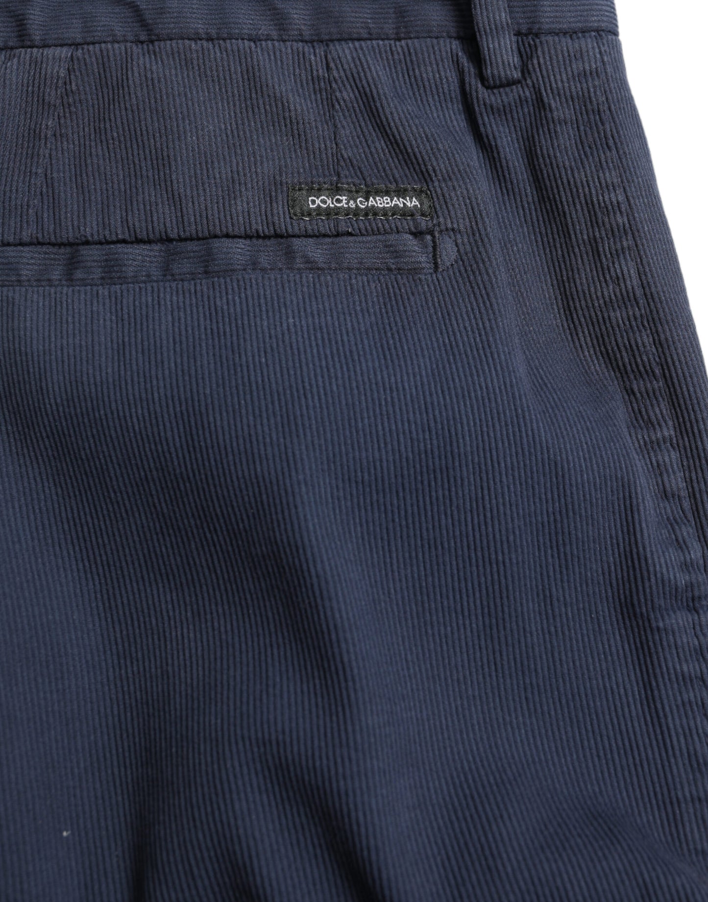 Dolce &amp; Gabbana Elegant dark blue skinny dress pants