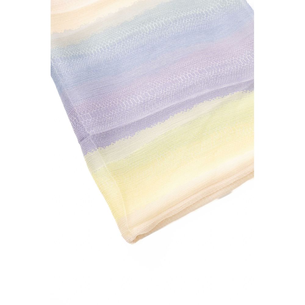 Trussardi Multicolor Silk Scarf for Women