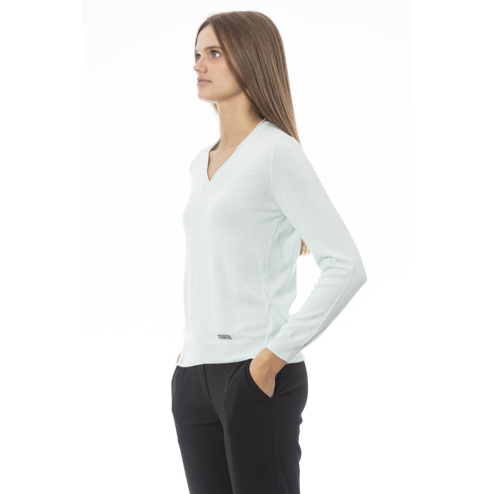 Baldinini Trend Light Blue Cashmere Sweater for Women