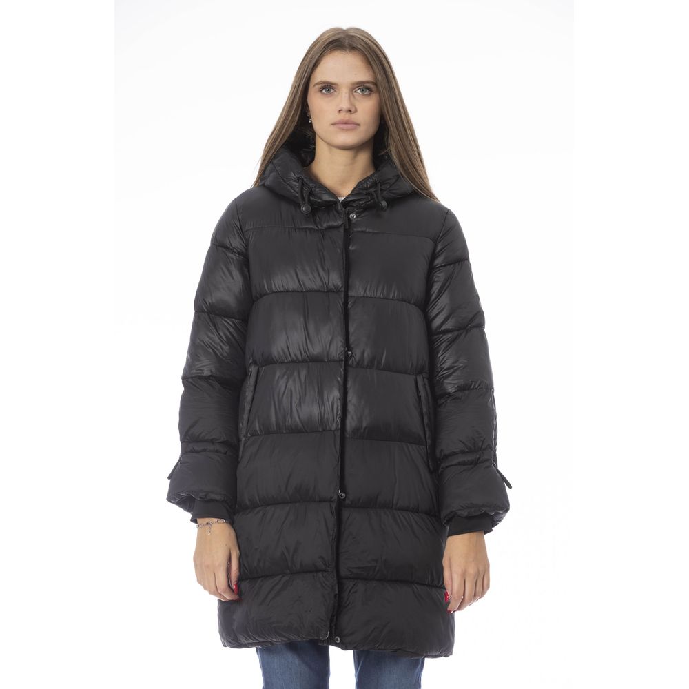 Baldinini Trend Black Nylon Women Jacket