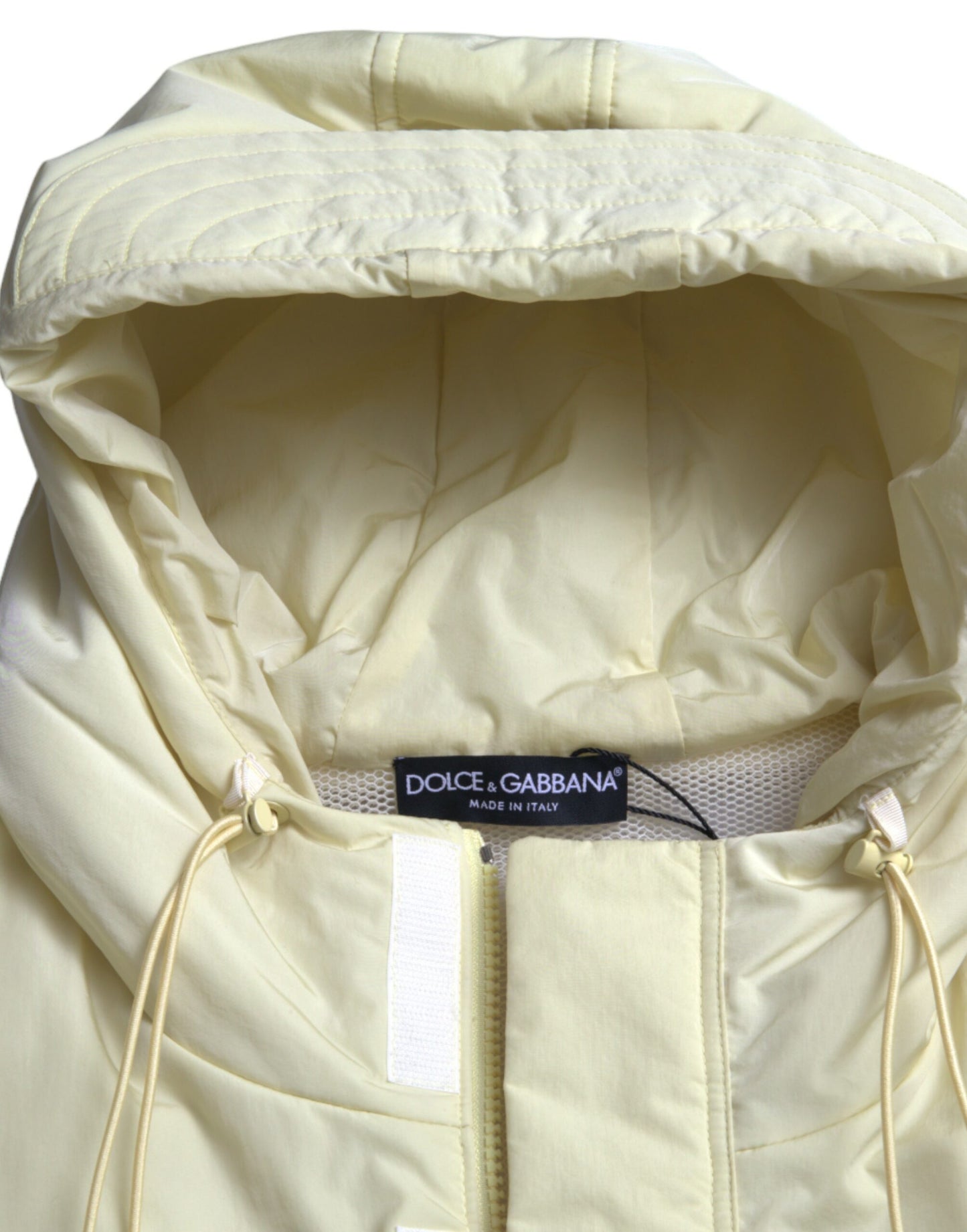 Dolce &amp; Gabbana Sunshine Yellow hooded vest