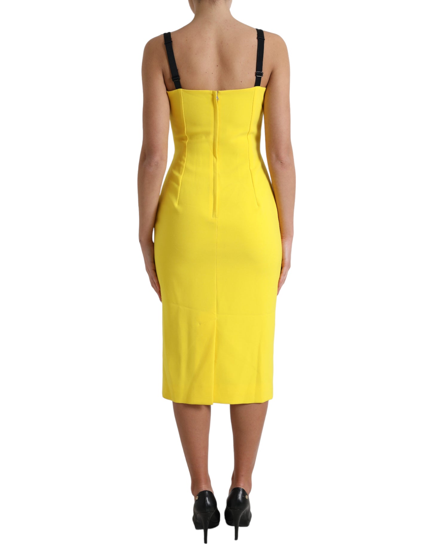 Dolce &amp; Gabbana Sunshine Chic Sleeveless Midi Dress