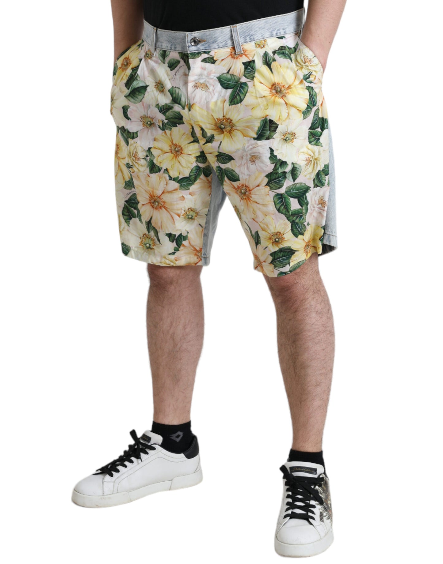 Dolce &amp; Gabbana floral cotton Bermuda shorts