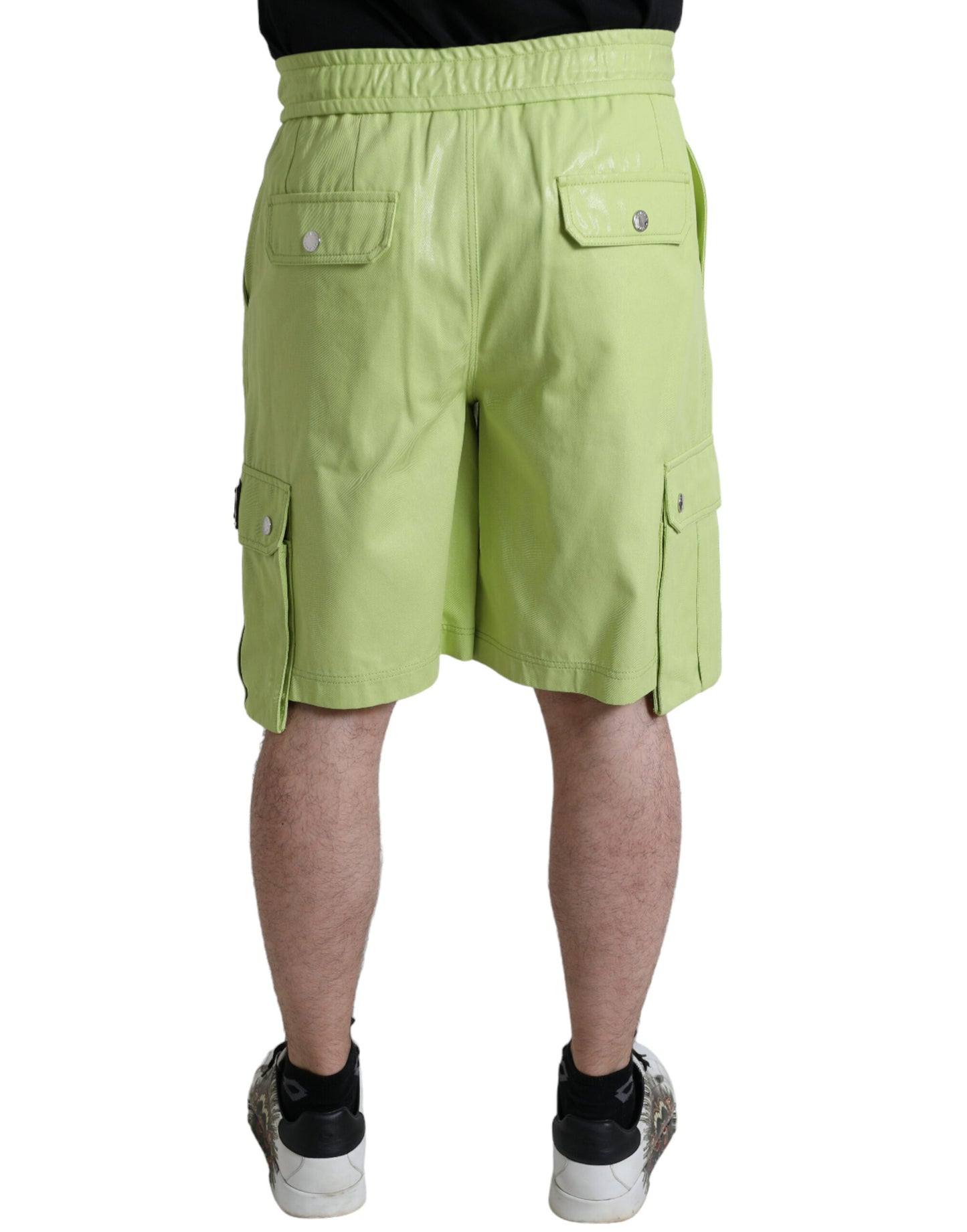 Dolce &amp; Gabbana Chic cotton Bermuda shorts in light green