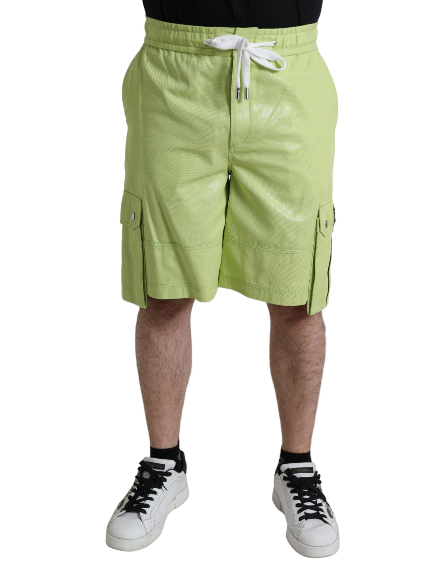 Dolce &amp; Gabbana Chic cotton Bermuda shorts in light green