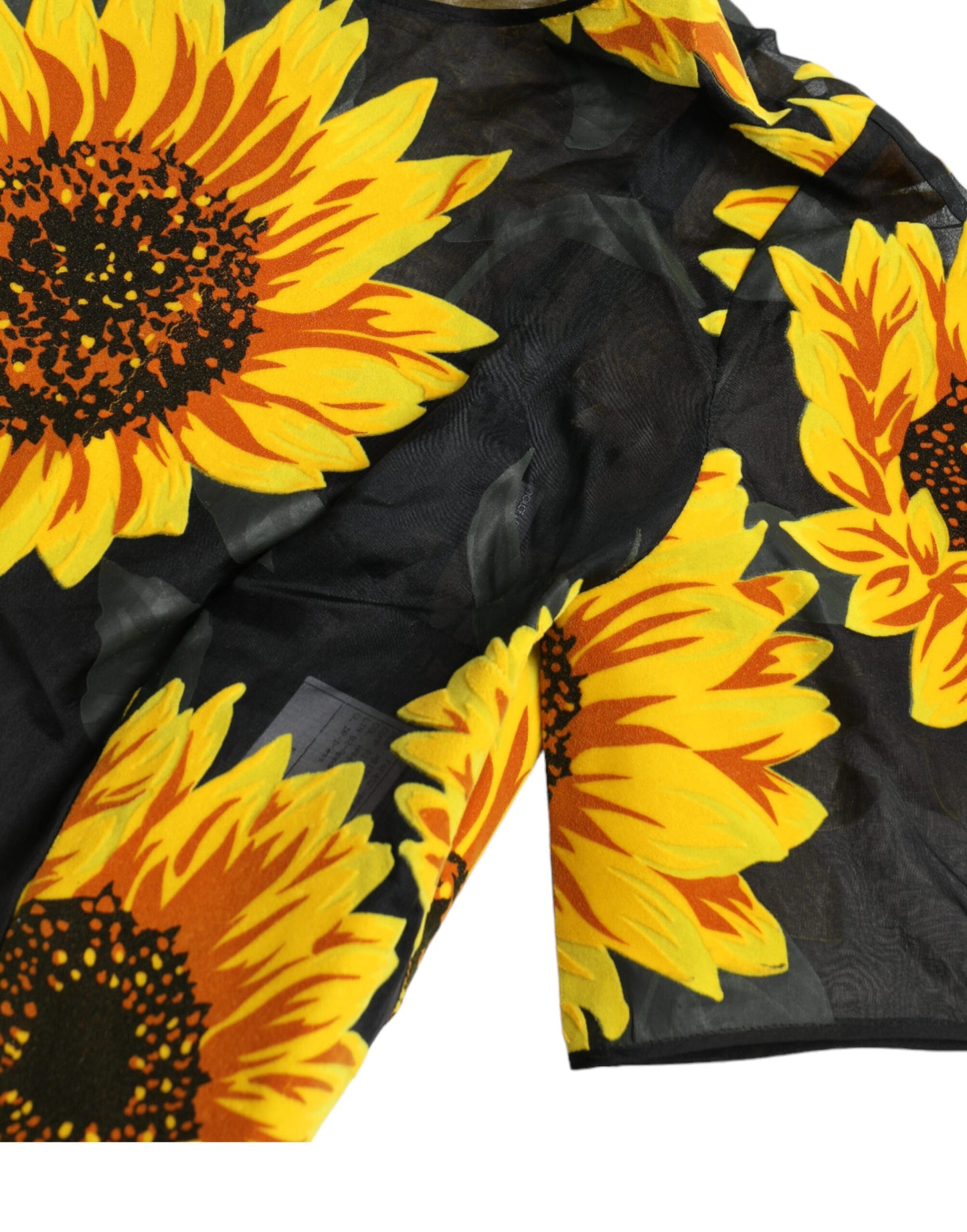 Dolce &amp; Gabbana Summery Sunflower A-Line Midi Dress