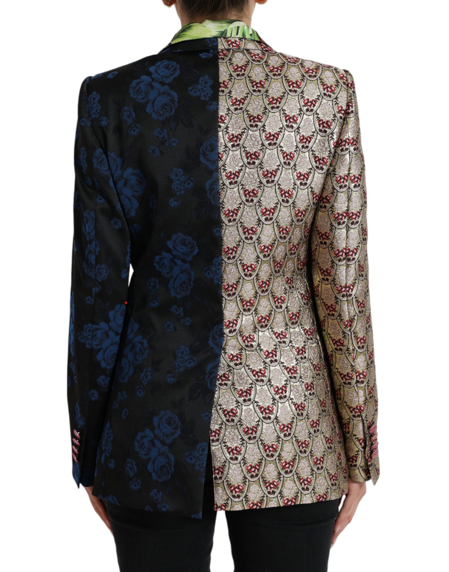 Dolce &amp; Gabbana Elegant multicolor patchwork blazer