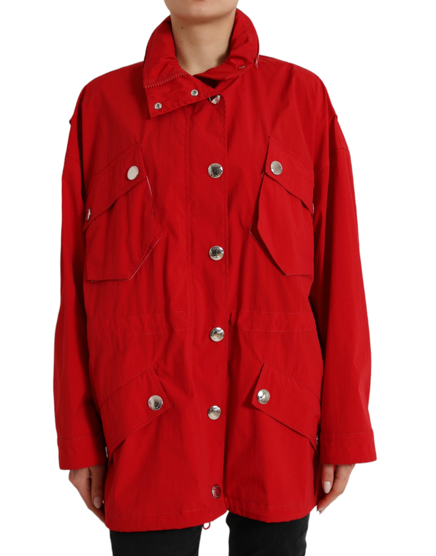 Dolce &amp; Gabbana Elegant red long-sleeved jacket