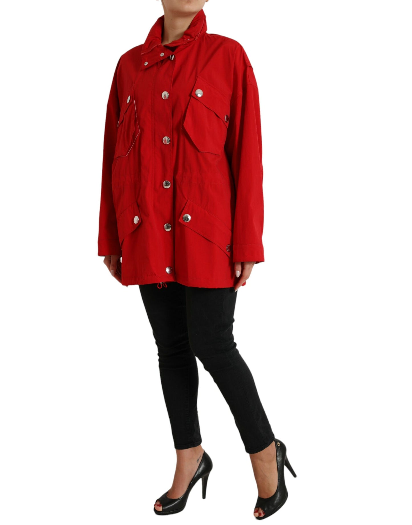 Dolce &amp; Gabbana Elegant red long-sleeved jacket