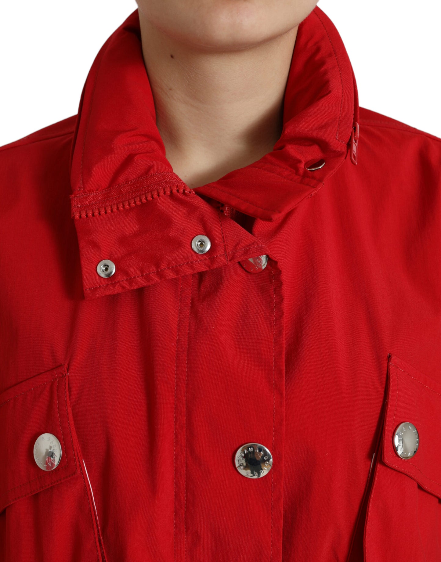 Dolce &amp; Gabbana Elegant red long-sleeved jacket